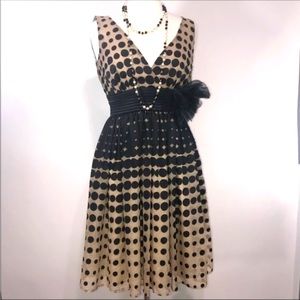 Anthropologie Burlap Optical Illusions Dress 6